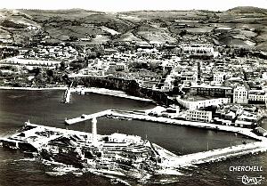 Cherchell - Vue generale aerienne